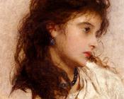 A Gypsy Girl - 乔治·埃尔加·希克斯